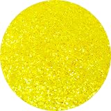 Hemway Fluorescent Yellow Glitter Shaker Extra Chunky 130g Craft Resin view 2
