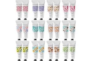 BODY & EARTH # LOVE 24 Pack Hand Cream Gifts Set for Women, Hand Lotion Travel Size Hand Cream Bulk, Mini Moisturizer Hand Lotion for Dry Cracked Hands, Bridesmaid Gifts, Nurse Teacher Appreciation Gifts, Party Favors