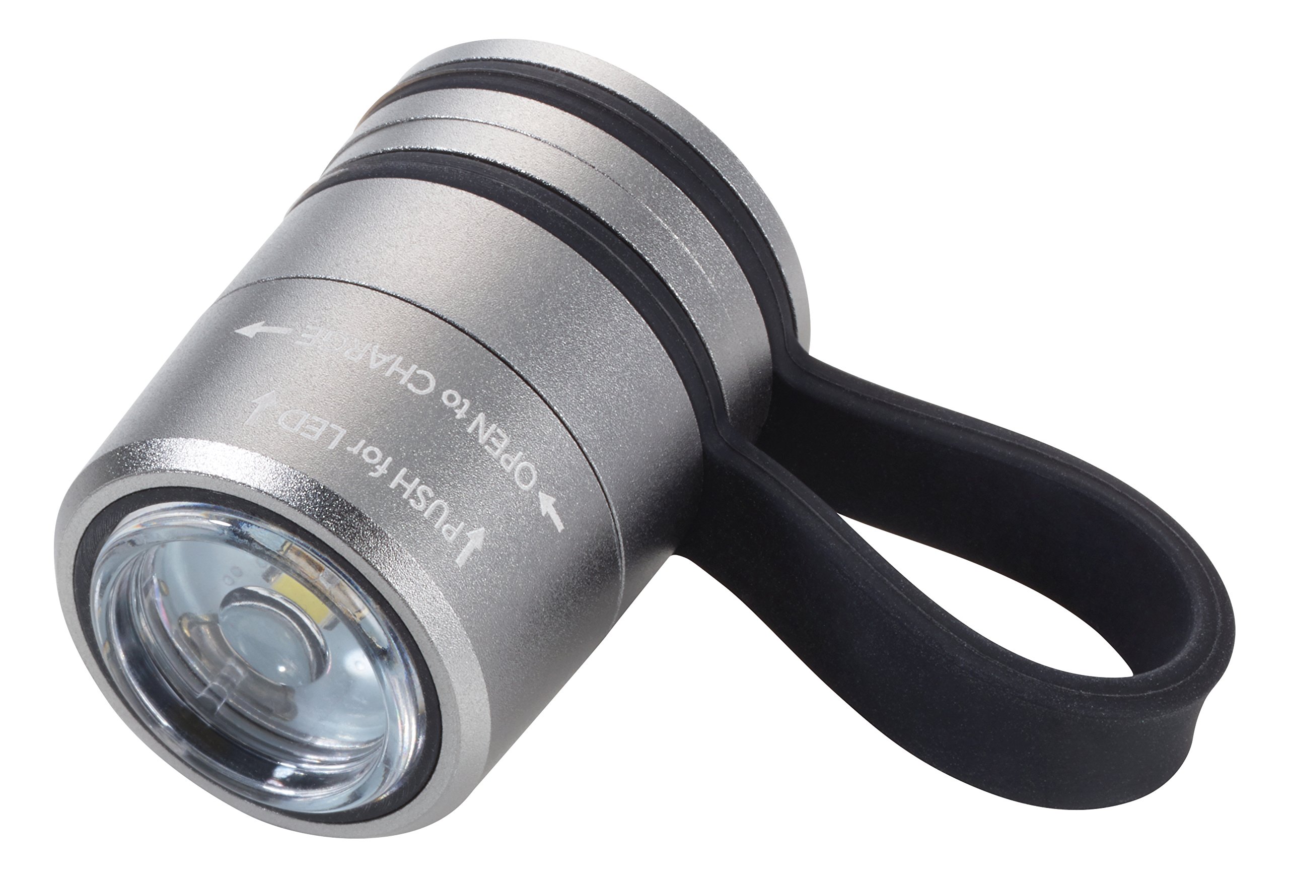 TROIKA Eco Run TOR90/TI - Flashlight - Ideal for Jogging - Sports and Safety Light - with Magnet for Attachment, White LED Light - 2 Light Levels + Flashing Light - Troika Original, 3.5 cm