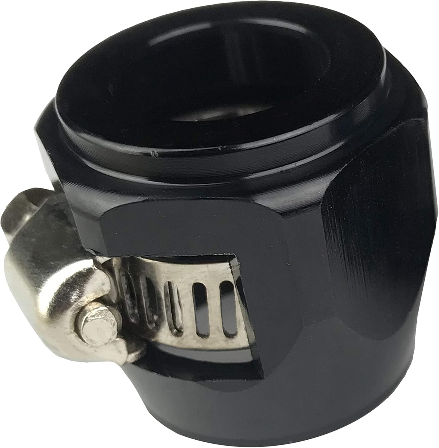 12AN Hose Finisher Aluminum Clamp with Screw Band Flexible