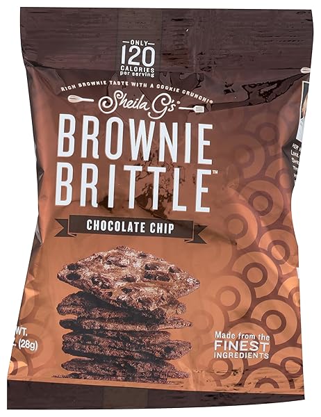SHEILA G’S BROWNIE BRITTLE 1 OZ. (CHOCOLATE CHIP)