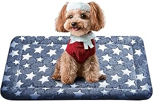FOGKISS Dog Bed Mat - Soft Dog Crate Pad - Durable Dog Kennel Pad for Small, Medium, Large Dogs. Dog Crate Mat Perfect for Crates, Kennels, or Floor Use