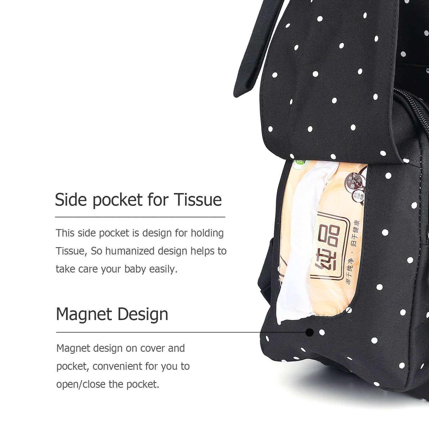 cateep baby diaper backpack