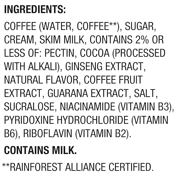 STOK COLD BREW ENERGY MOCHA CREAM, READY TO DRINK CANNED COFFEE WITH 195MG CAFFEINE TO HELP SUPPORT FOCUS, B VITAMINS, GUARANA AND GINSENG, 11 FL OZ