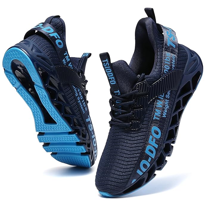 Trail Running Shoes for Women Navy Blue Tennis Shoes Size 8.5 Ladies