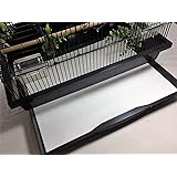 BirdCageLiners - Poly Coated - Small Cages - Custom Size - 100 Pre-Cut Sheets - Up to 150 Ft of Paper