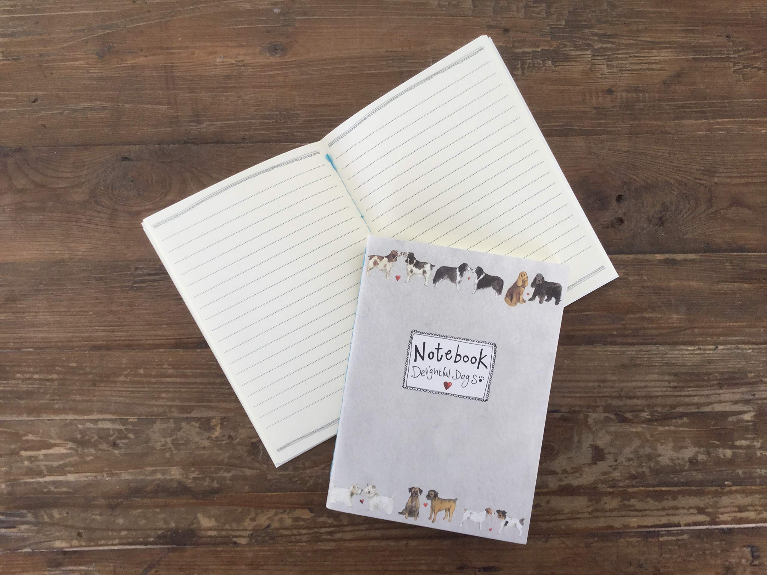 ALEX CLARK Delightful Dogs Medium Notebook