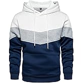 TOLOER Pullover Hoodie Men Blend Fleece Long Sleeve Sweatshirt with Kangaroo Pockets