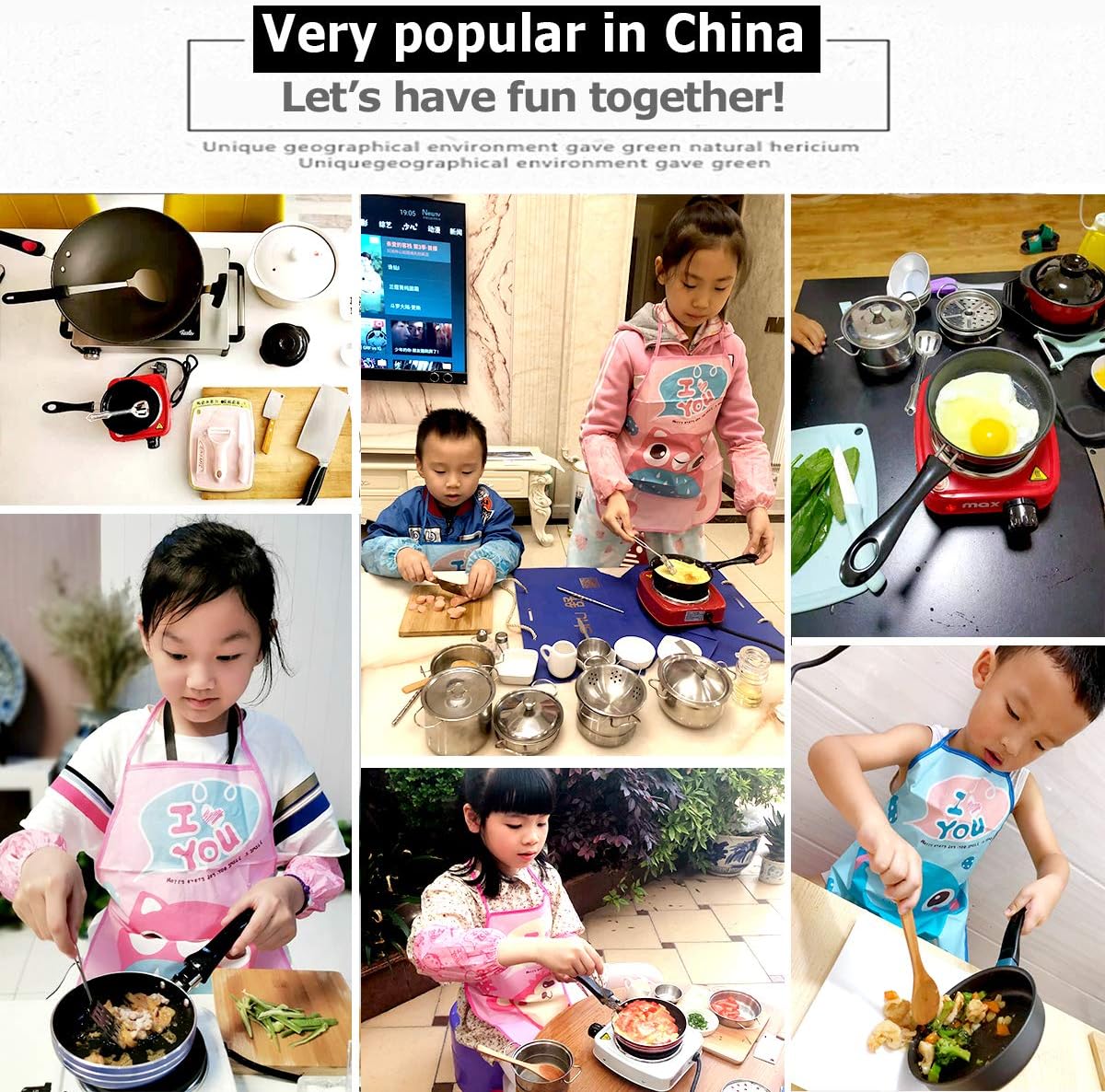 toddler real cooking set