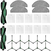 26 Pack Accessories Kit Compatible with iRobot Roomba Essential Series 104 105 Combo, Y0140 Y0110 Vacuum,2 Roller Brush＆10 Si