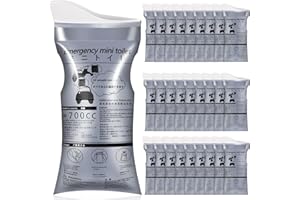OUMEE 28/23/20/12/8 Pack Disposable Urine Bags, 700ML Travel Pee Bags Unisex Urinal Bag Vomit Bag for Travel Traffic Jam Emergency Portable Camping Urinal Bags for Men Women