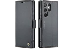 QLTYPRI Wallet Case for Samsung Galaxy S26 Ultra Case, Premium PU Leather Magnetic Flip Folio Case with [RFID Blocking] Credi