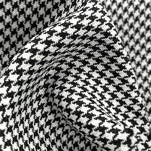 Amazon Co Jp 生地 布 ポリエステルスモールジャカードハウンドトゥース300dブラックアンドホワイトシルクスモールハウンドトゥース165gレディースウィンドブレーカー ダウンジャケット生地 W1028 Size 3m ホーム キッチン