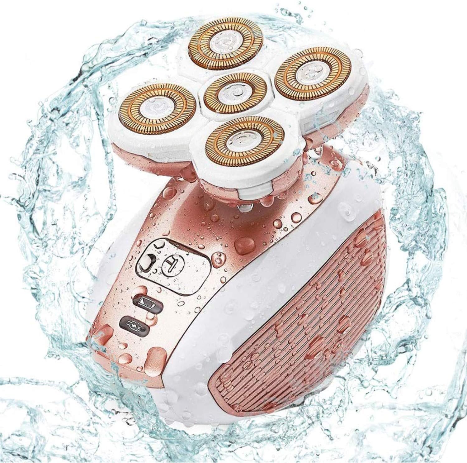 Women Waterproof Painless Hair Remover- Dee Banna Electric Cordless Electric Shaver Leg Hair Removals for Face Body Arm Underarms, USB Rechargeable Bikini Trimmer Razor Epilator- As Seen On TV