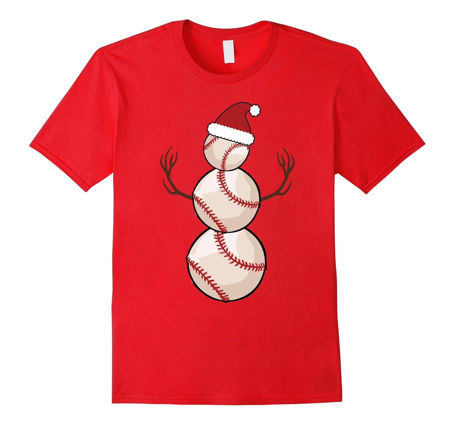 Baseball Snowman Shirt for Christmas-ANZ