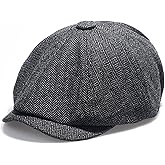 Men Ivy Gatsby Newsboy Hats - Classic Irish Cabbie Flat Cap Newsies Hunting Driving Hats