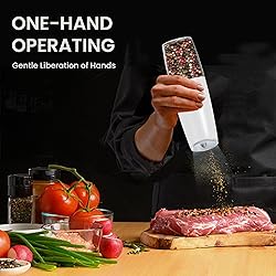 BELRIGO Rechargeable Salt And Pepper Grinder Set