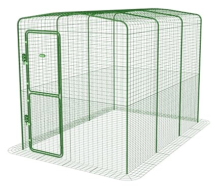 Omlet Walk In Chickenpoultry Run Fully Enclosed Secure Steel Mesh Green 18mx 27mx 195m