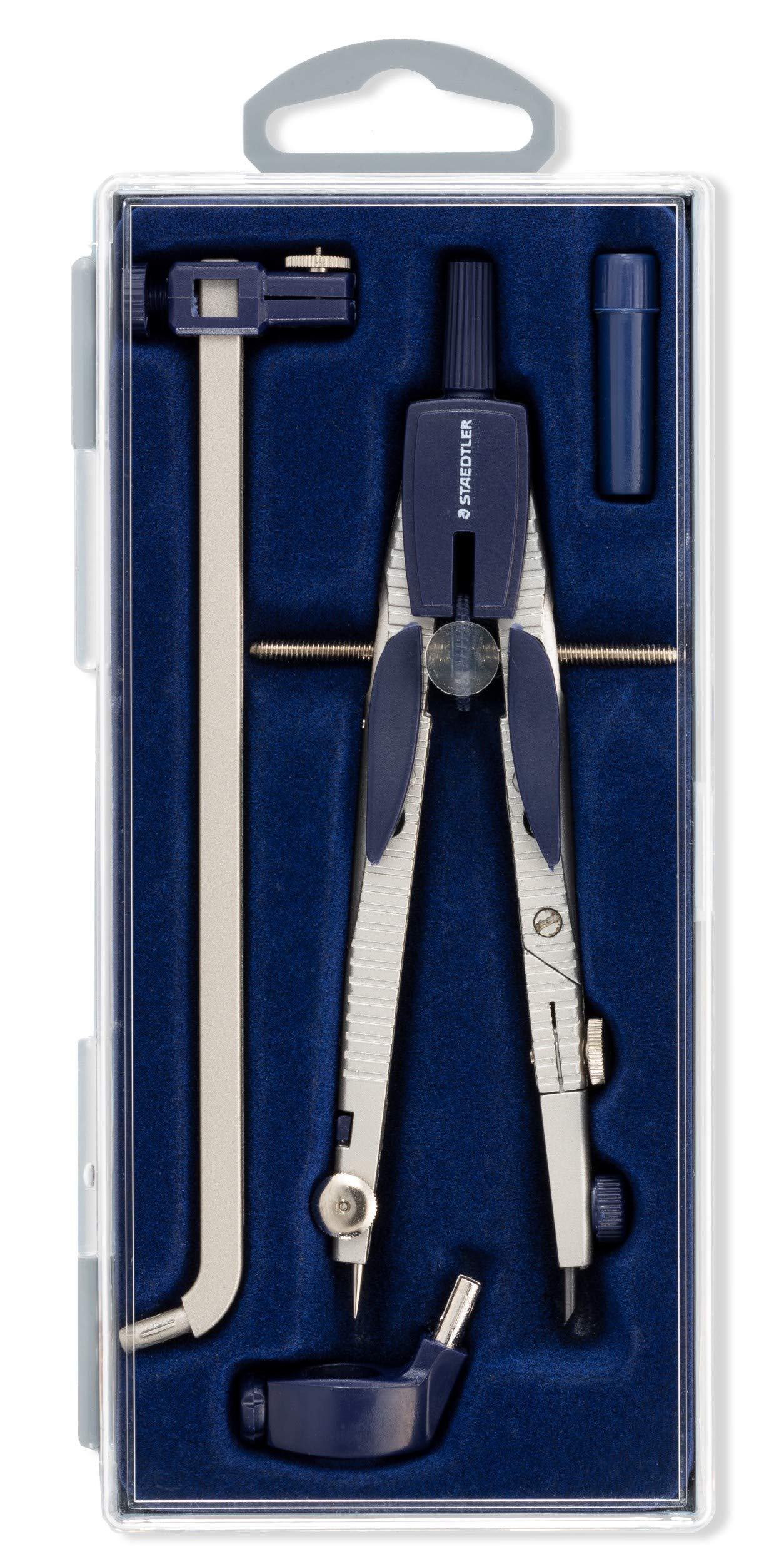 STAEDTLER ‎553 02 Mars Comfort Compass for Drawing & Drafting with Extension Bar, 560mm Diameter (Box of 4 Pieces)