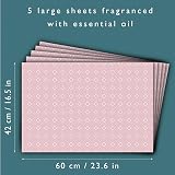 The Master Herbalist Scented Drawer Liners 5 Sheets Neroli Bergamot view 4