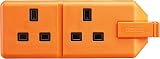 Masterplug Permaplug ELS132O-01 Two Socket Trailing Socket Orange 13A view 2
