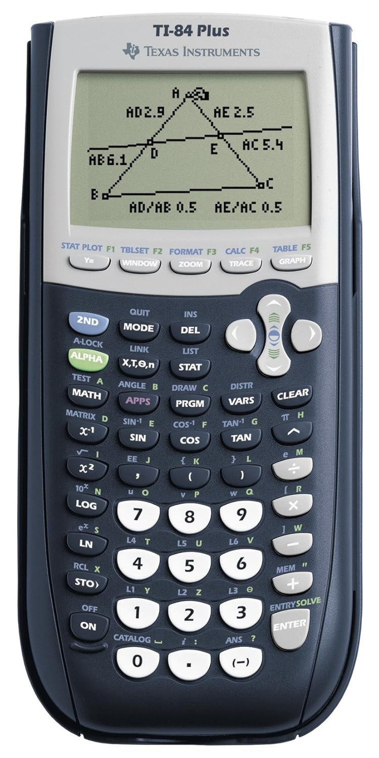 Texas Instruments TI Calculadora gráfica USB pantalla LCD azul