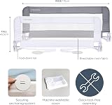 Dreambaby Phoenix Toddler Bed Guard Foldable Travel Safety Rail 110cm view 2