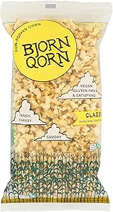 Bjornqorn, Popcorn Sun Popped Classic, 3 Ounce