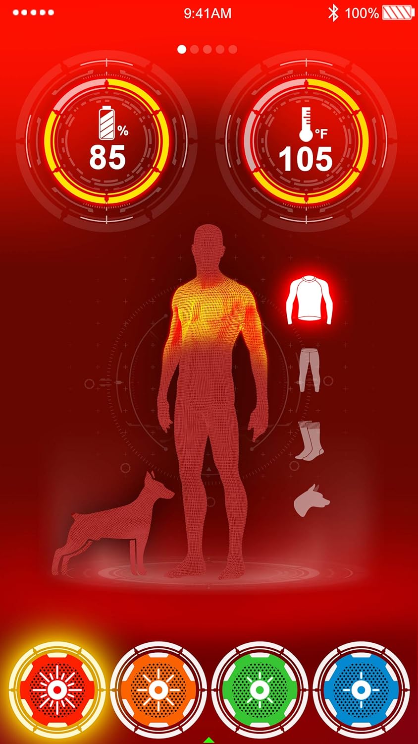 mobile warming 7.4 v men's primer heated baselayer pant