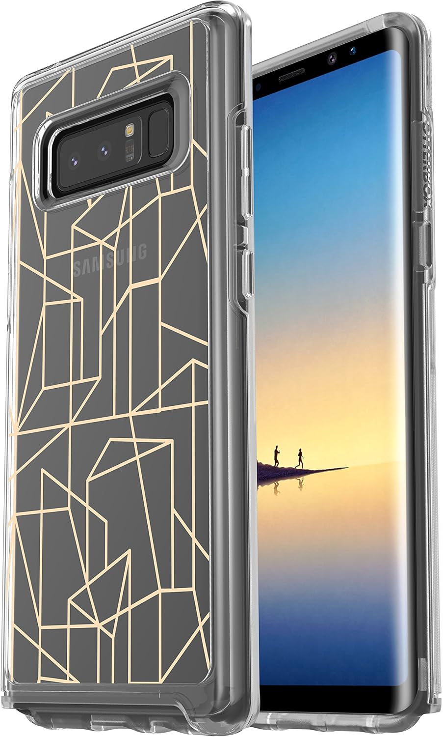 Otterbox Symmetry Series Case for Samsung Galaxy note8 - Retail Packaging - Black