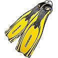 Cressi Scuba Diving Fins - Reactive Open Heel with Bungee Strap - Reaction EBS: made in Italy