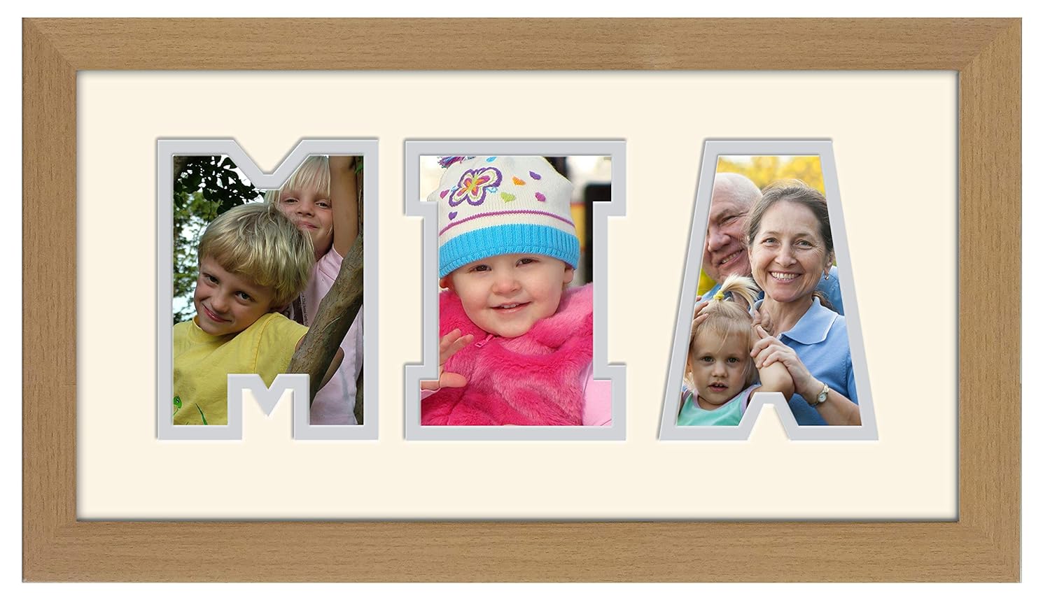 Personalised Word Photo Frame Name Frame Word Frame Birthday Picture