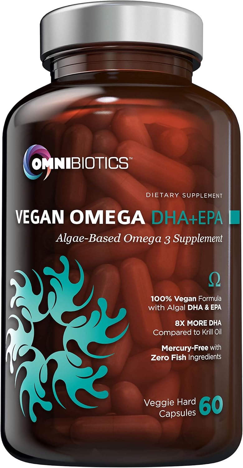 Amazon Com Vegan Omega Dha Epa Md Certified Prenatal Dha With Epa 8x More Dha Than Krill Oil Fish Free Omega Essential Fatty Acids Algal Omega 3 Omega 6 Dha Epa Health Personal Care