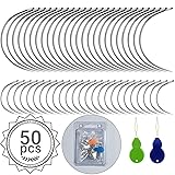 50 PCS Curved Needles, Curved Sewing Needles for