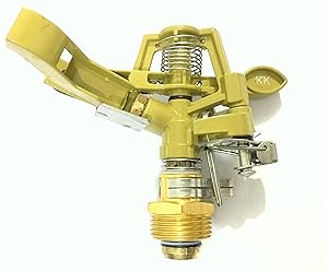 Fieldstar Brass Impact Drive Sprinkler Garden Watering Irrigation Sprayer Head