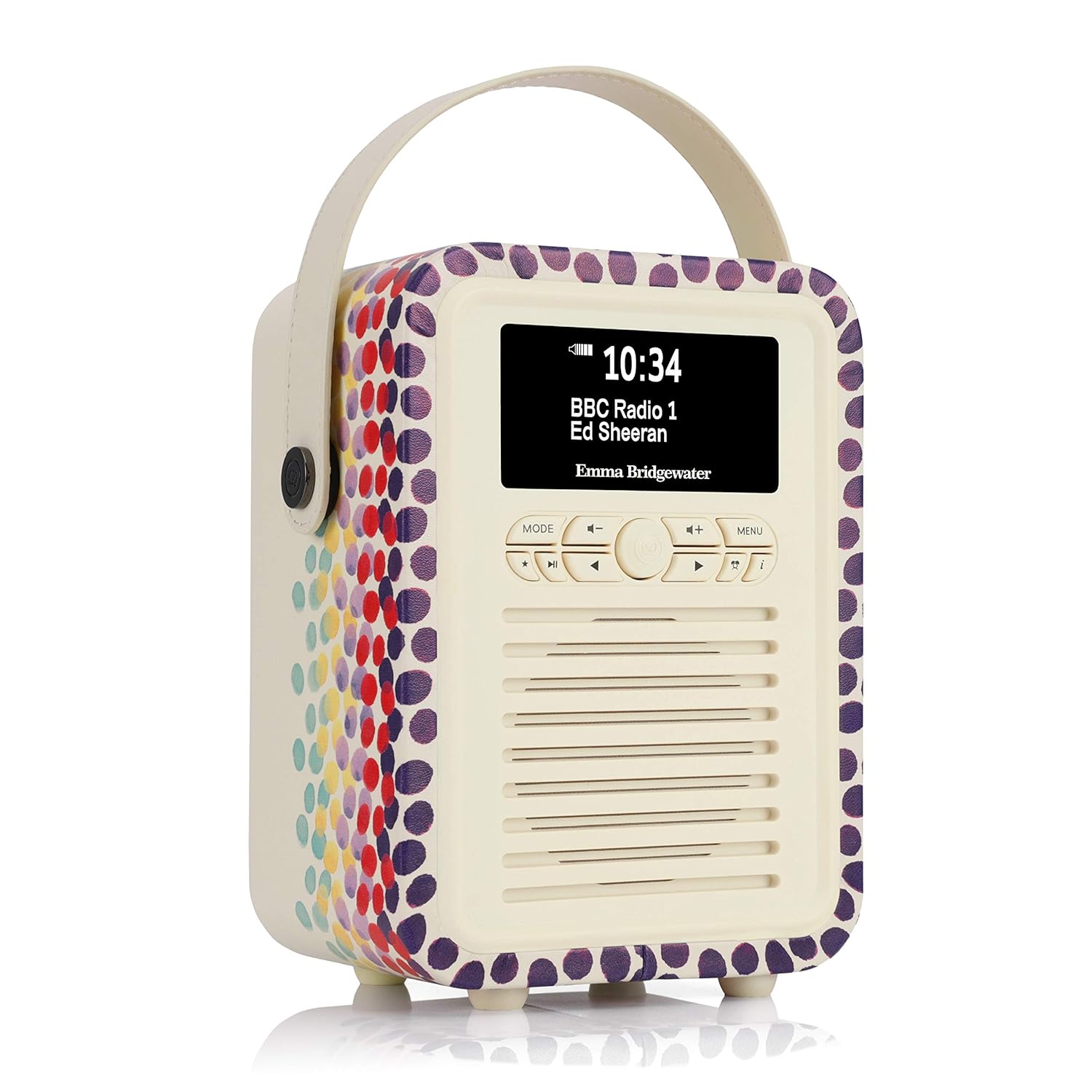 VQ Retro Mini DAB & DAB+ Digital Radio with FM, Bluetooth & Alarm Clock