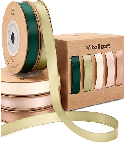 Nastro Metallico Morex Harmony 1,6 Cm X 22,9 M - Colore Foglia Di Tè Per Matrimoni E Composizioni Floreali - 2