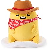 GUND Sanrio Gudetama The Lazy Egg Stuffed Animal, Gudetama Cowboy, Plush Toy for Ages 1 and Up, 9”