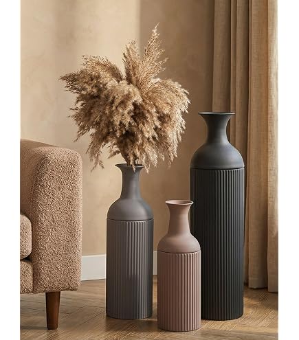 Amazon.com: Signature Design by Ashley Blayze Tall Textured Vase