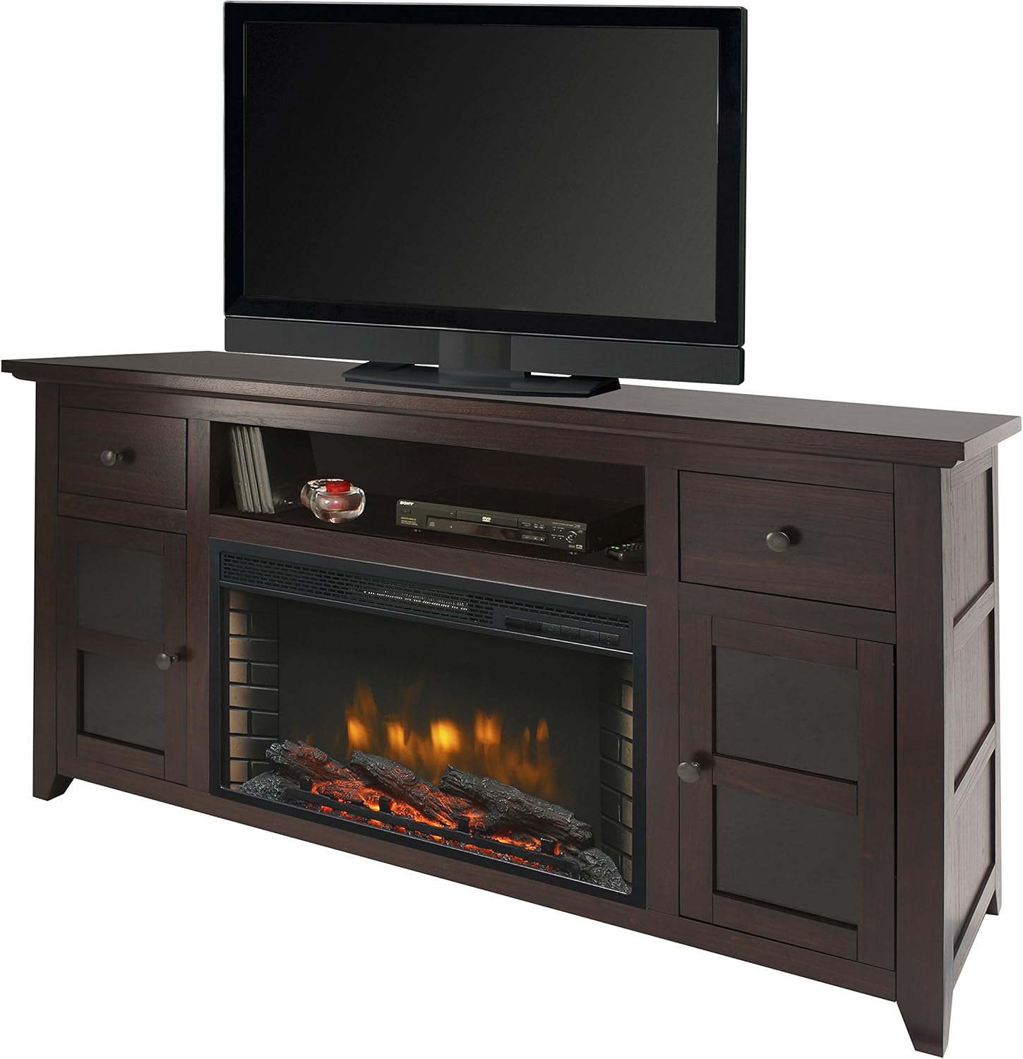 Best Tv Stand 56 With Fireplace