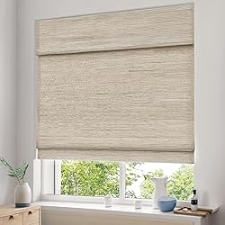 Pasoun Cordless Roman Shades for