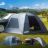 WildFinder SUV Tent, Car Tents for Camping, SUV Tailgate Tent for Family | SUV Tent for Camping, Car Awning &amp; Tailgate Tent for Van Jeep, Family Vehicle Shelter, Waterproof Wind Resistant Outdoor Gear