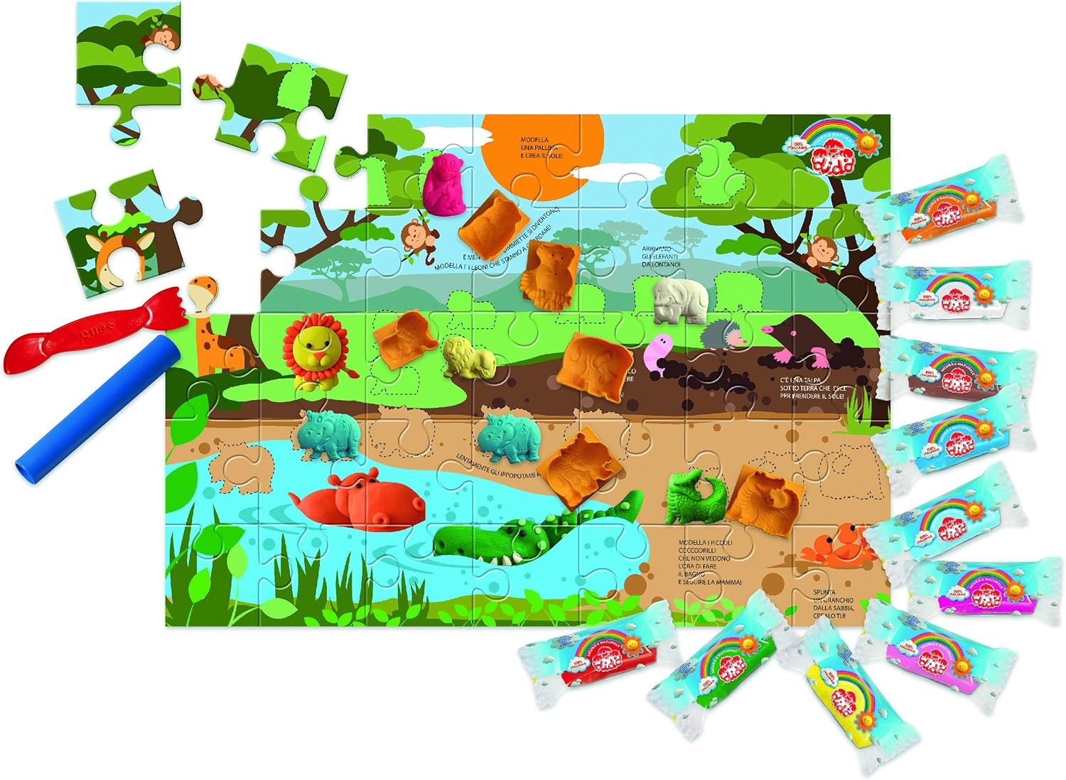 Dido' Model & Puzzle Modelling Paste + Puzzle, Various, 48 x 68 cm - Image 3