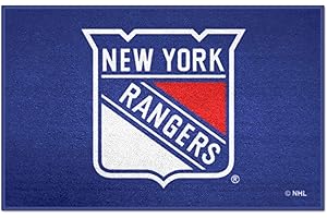 FANMATS NHL New York Rangers Nylon Face Starter Rug , 19"x30"
