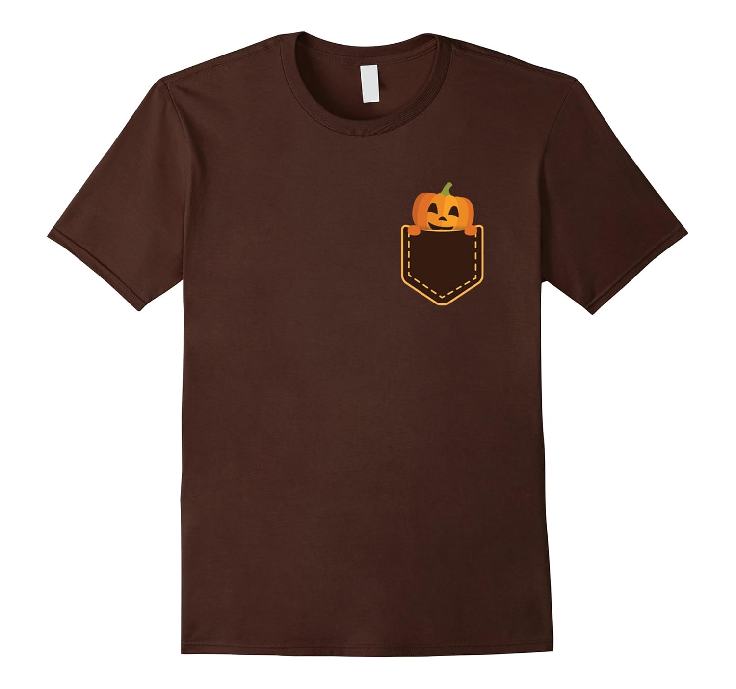 Halloween Pocket Pumpking Ghosts Peeking Shirt-ANZ