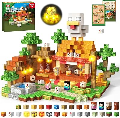 ToyUnited Magnetic Blocks Roast Chicken 200PCS Educational STEM Kit