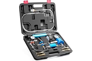 YSSNIUTOOL Universal Radiator Pressure Tester Coolant Pressure Tester Car Coolant Vacuum Refill Kit, Vacuum Filled, Residual Liquid Discharge Tool, Coolant Pressure Detector Set, Vacuum Cooling System
