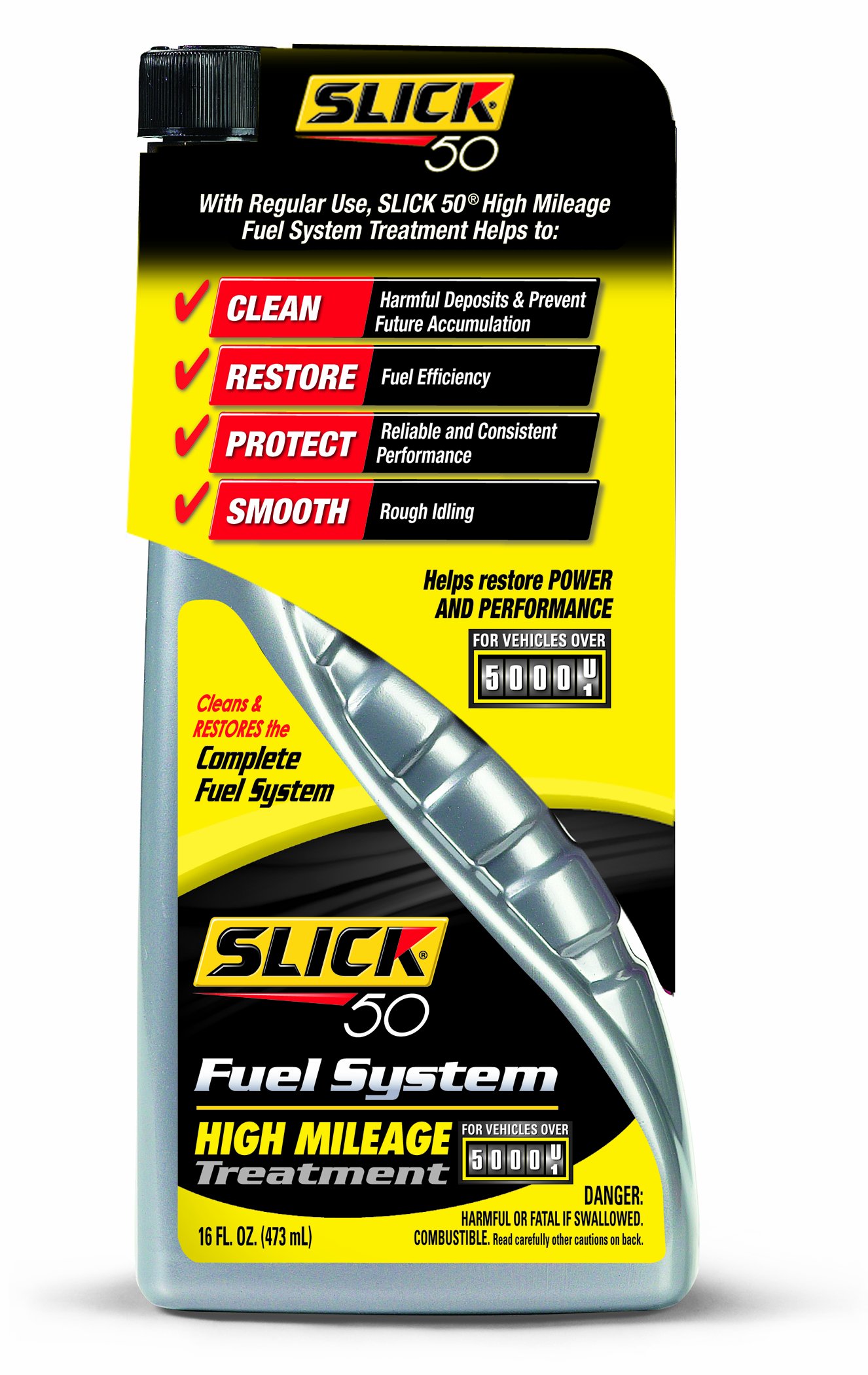 Slick 50 40406016 Recharged Fuel System Treatment 16 Oz. Fox and Grapes