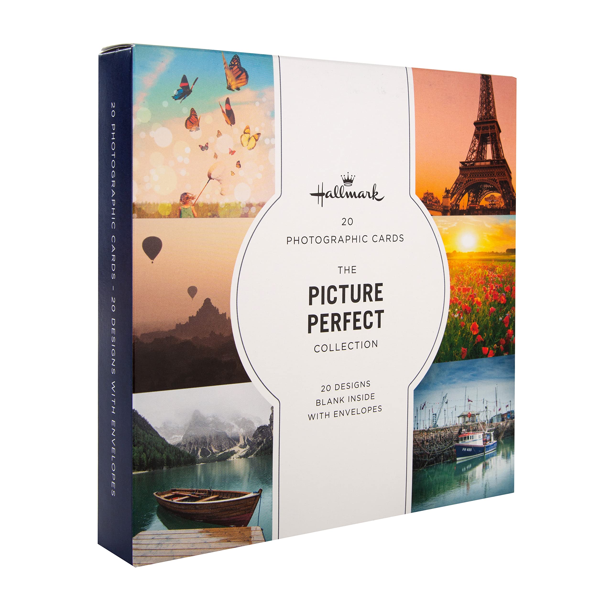 Hallmark Gallery Blank Cards - Multipack of 20 in 20 Scenic Photographic Designs