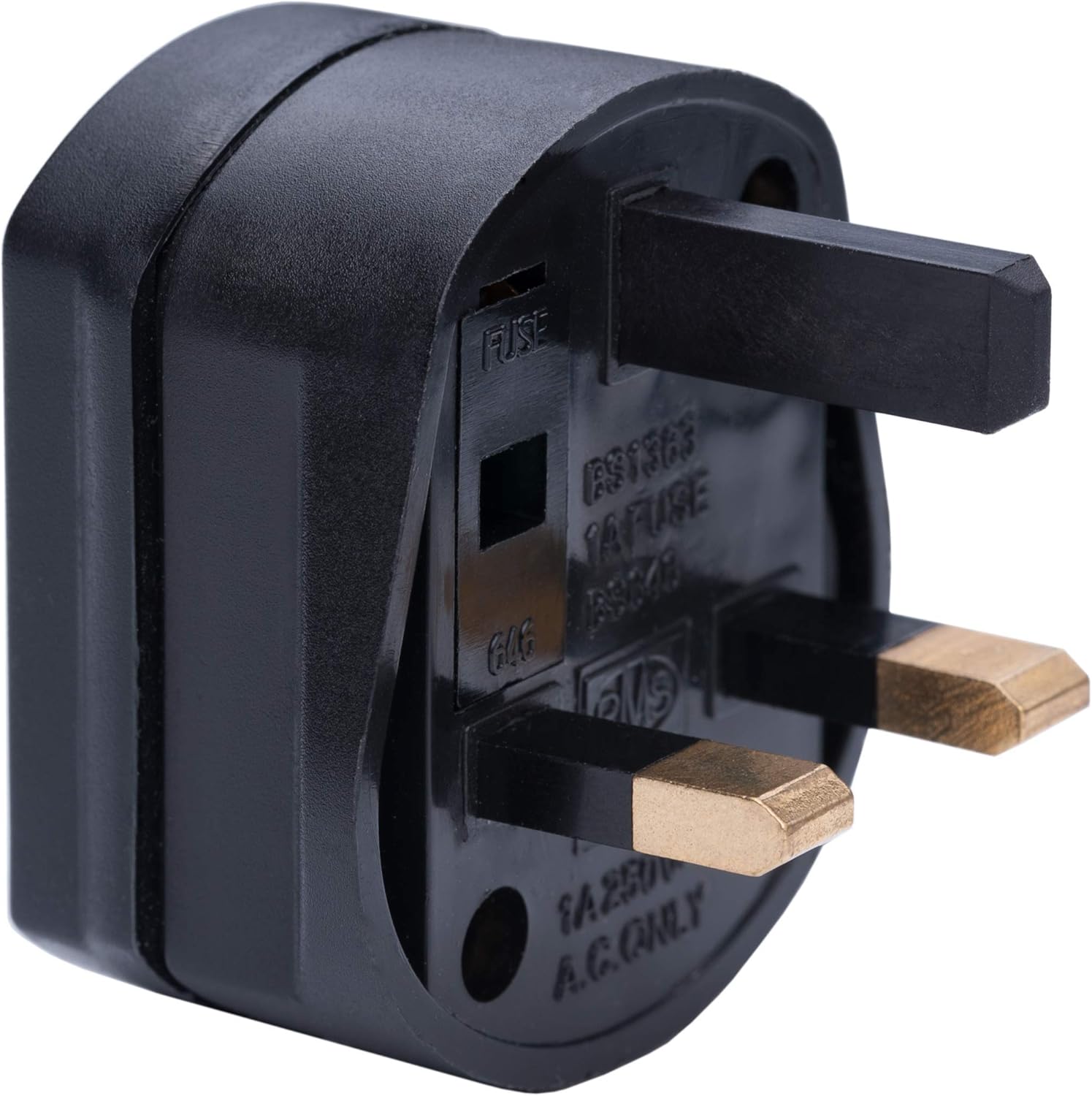 Amazon Com Toothbrush Adaptor Plug Uk Charger Adapter Shaver Socket 2 Pin To 3 Pin Electric Converter For Razor Plugs Bathroom Two To Three Prong Charging Tooth Brush Plugs Adapters Electrical Shaving Black
